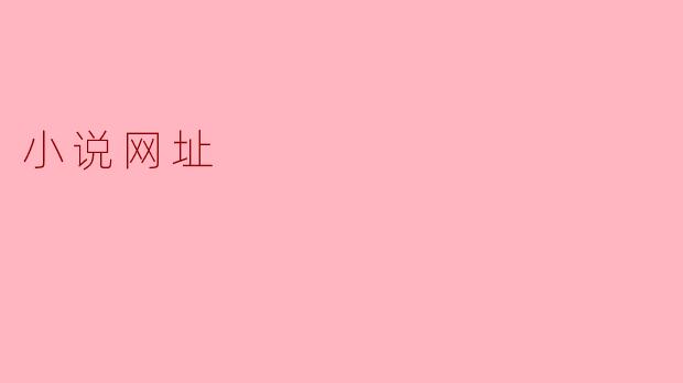 小说网址