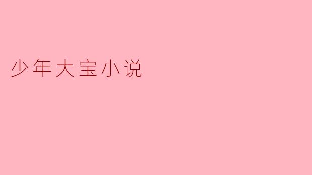 少年大宝小说中的主人公大宝是一个什么样的人物？