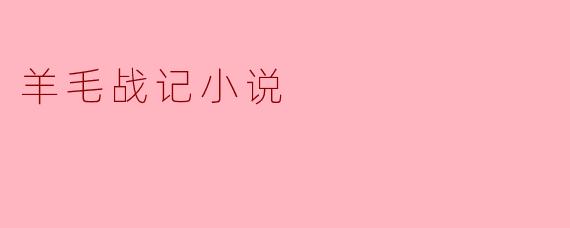 羊毛战记小说