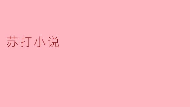 苏打小说