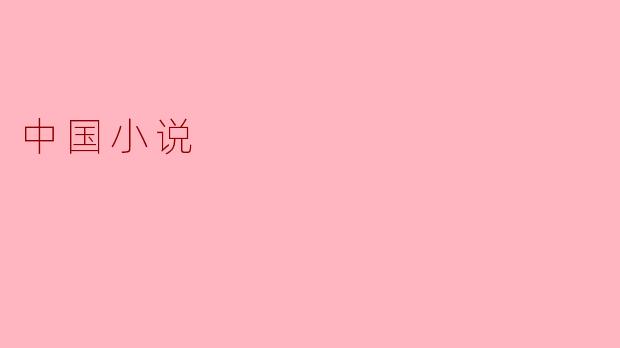 中国小说在世界文学中有什么独特的魅力?