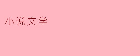 小说文学