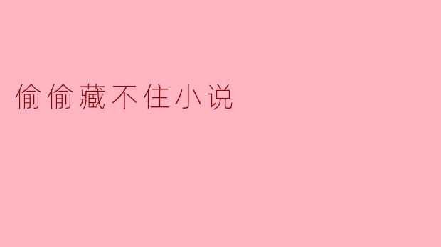 为什么小说《偷偷藏不住》会引起这么多人的共鸣？