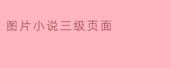 图片小说三级页面