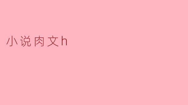 小说肉文h