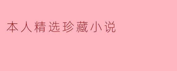 本人精选珍藏小说