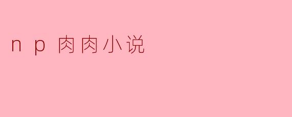探索NP肉肉小说的魅力与挑战