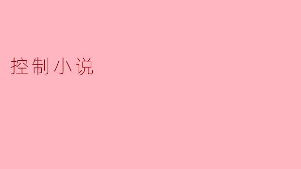 控制小说
