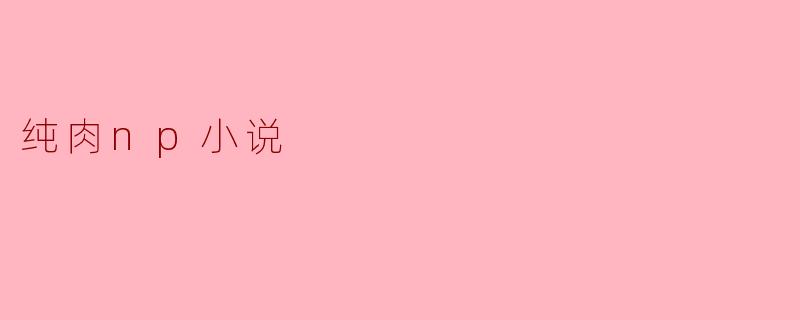 什么是“纯肉np小说”？  