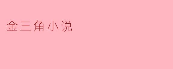 探索金三角小说的魅力与深度