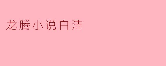 龙腾小说白洁