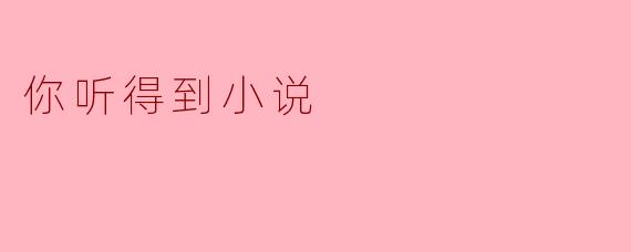 你听得到小说