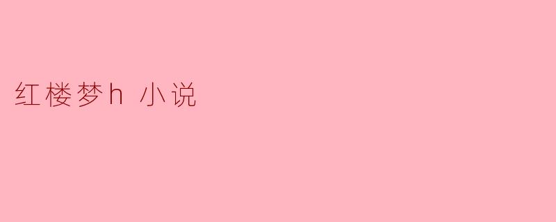 红楼梦h小说