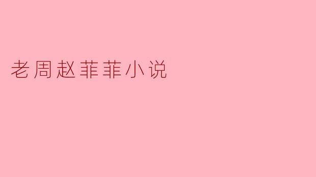老周赵菲菲小说