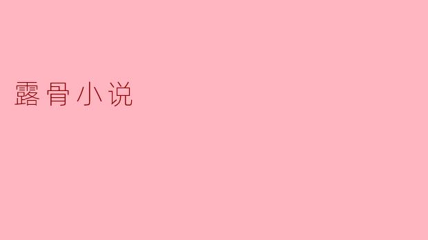 露骨小说